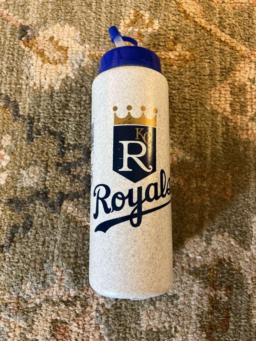 Kansas City Royals 1992 Water Bottle‎ with Straw And Cap